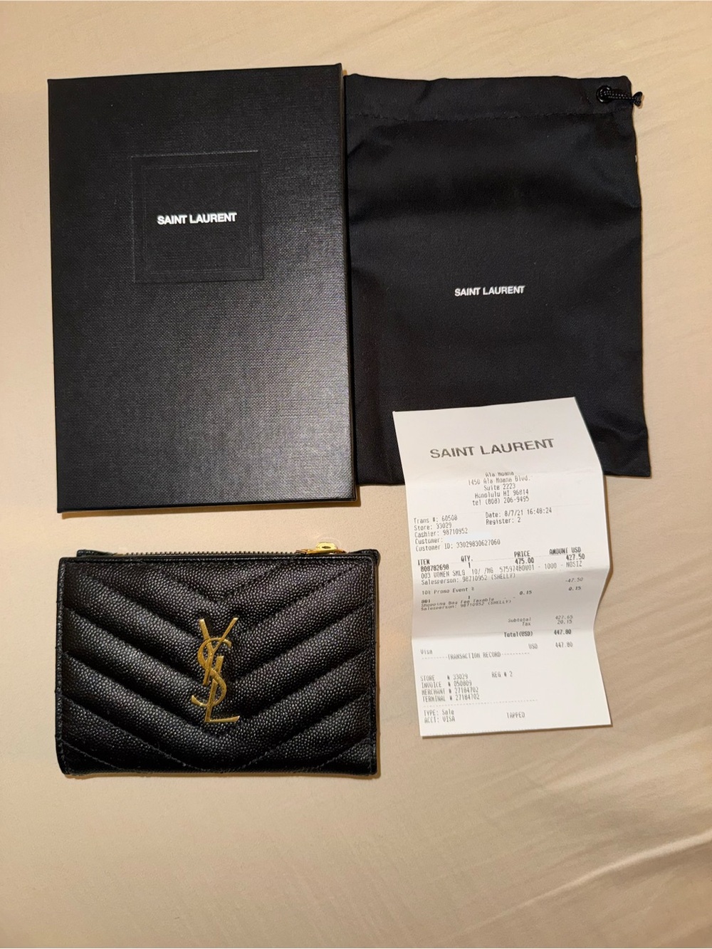 YSL Cassandre Wallet - Picture 5 of 5